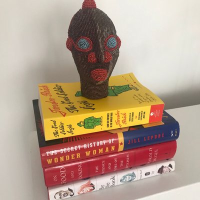 A Terra Naza beaded head in a collector home